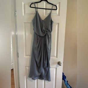 NWT - Baltic Born - Camila Tank Side Tie Dress - Slate Blue XL